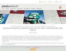 Tablet Screenshot of pixelproducts.de